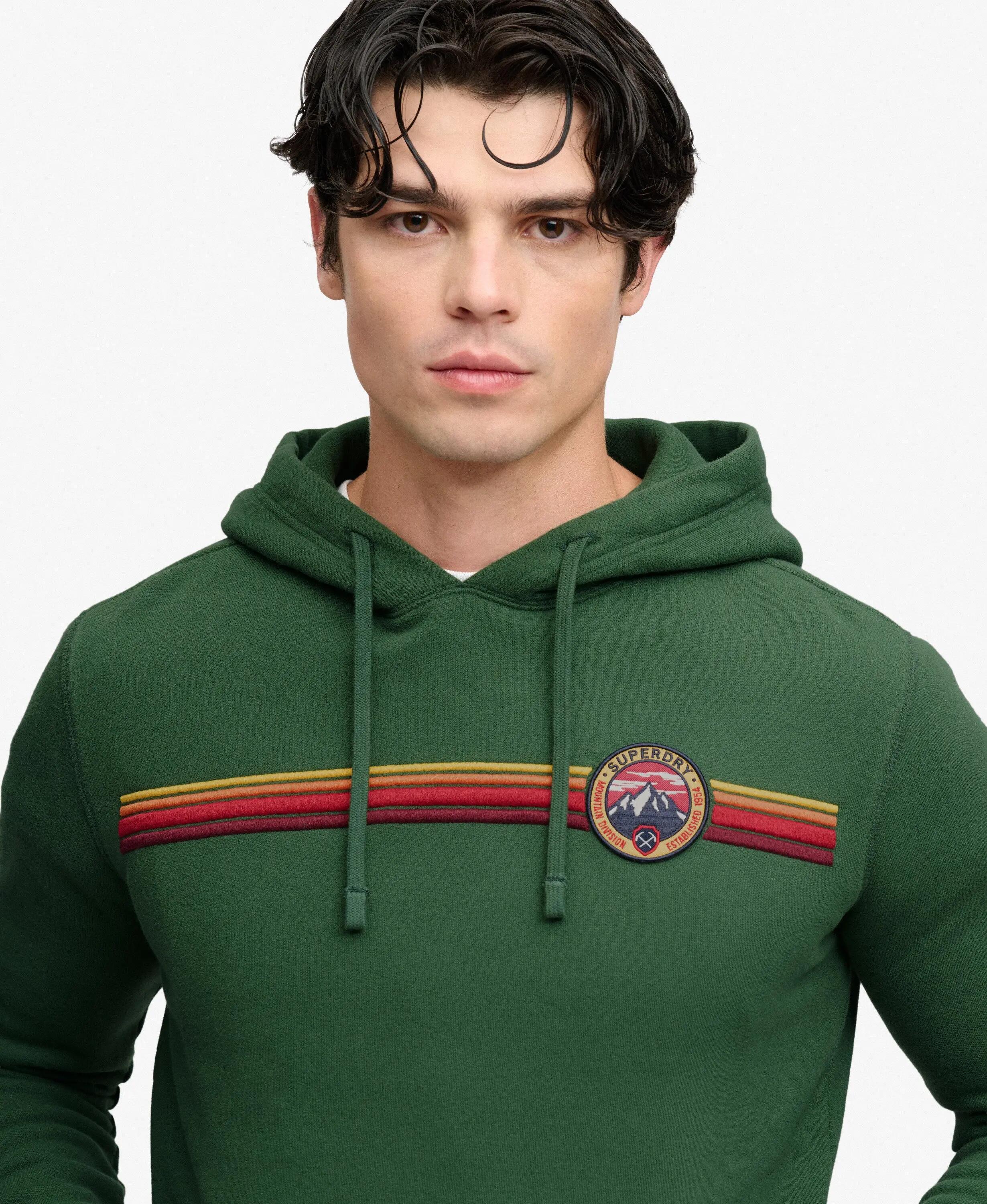 superdry Hoodie Outdoors Stripe Logo em algodão e poliéster 4/5