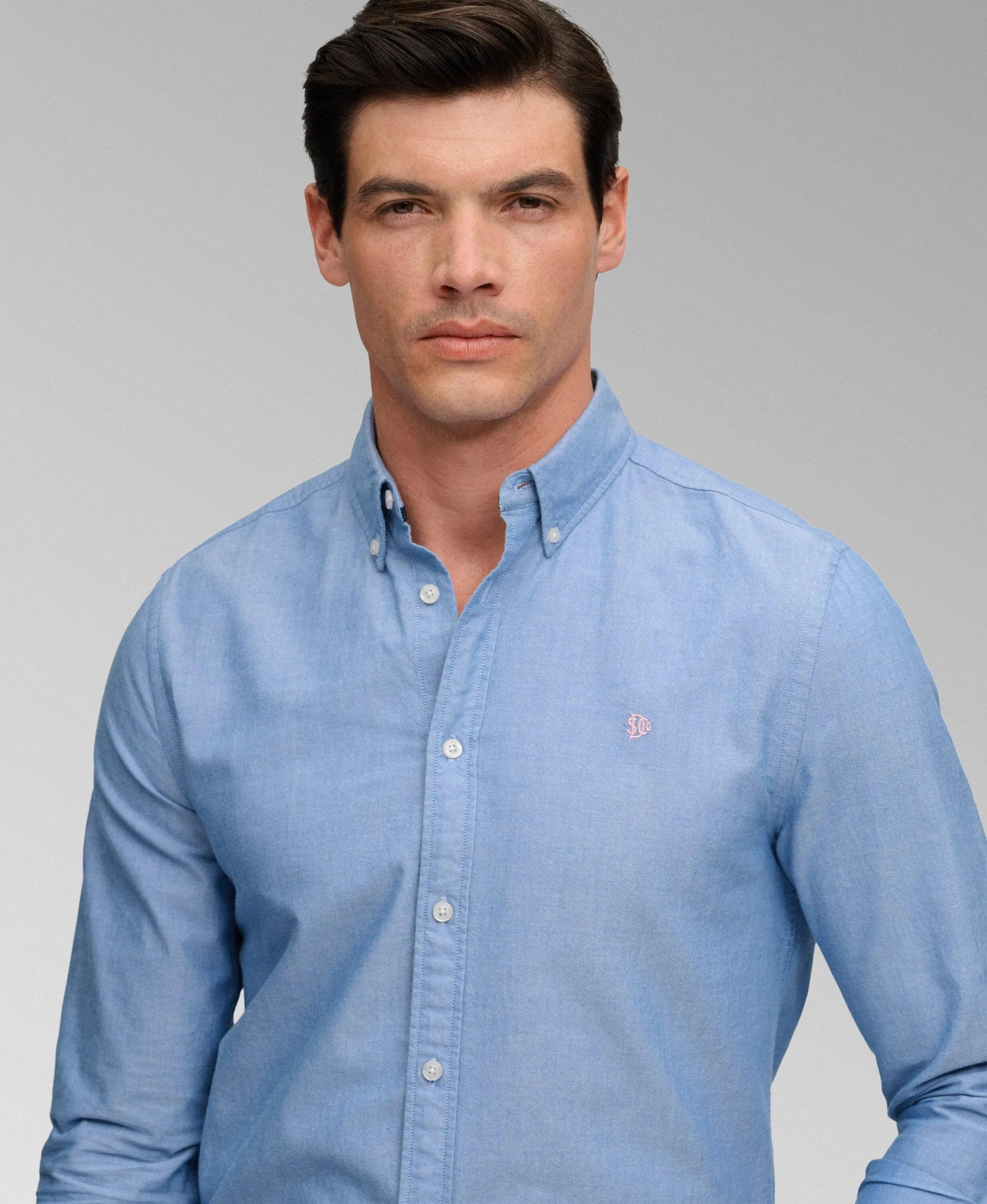 superdry Camisa Classic Oxford manga comprida em algodão biológico 4/5