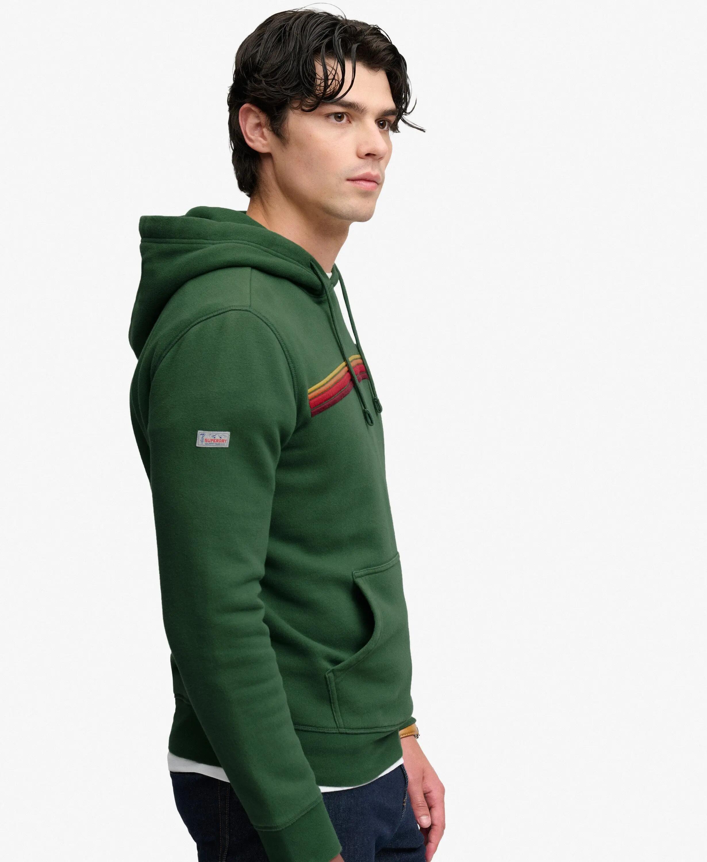 superdry Hoodie Outdoors Stripe Logo em algodão e poliéster 2/5