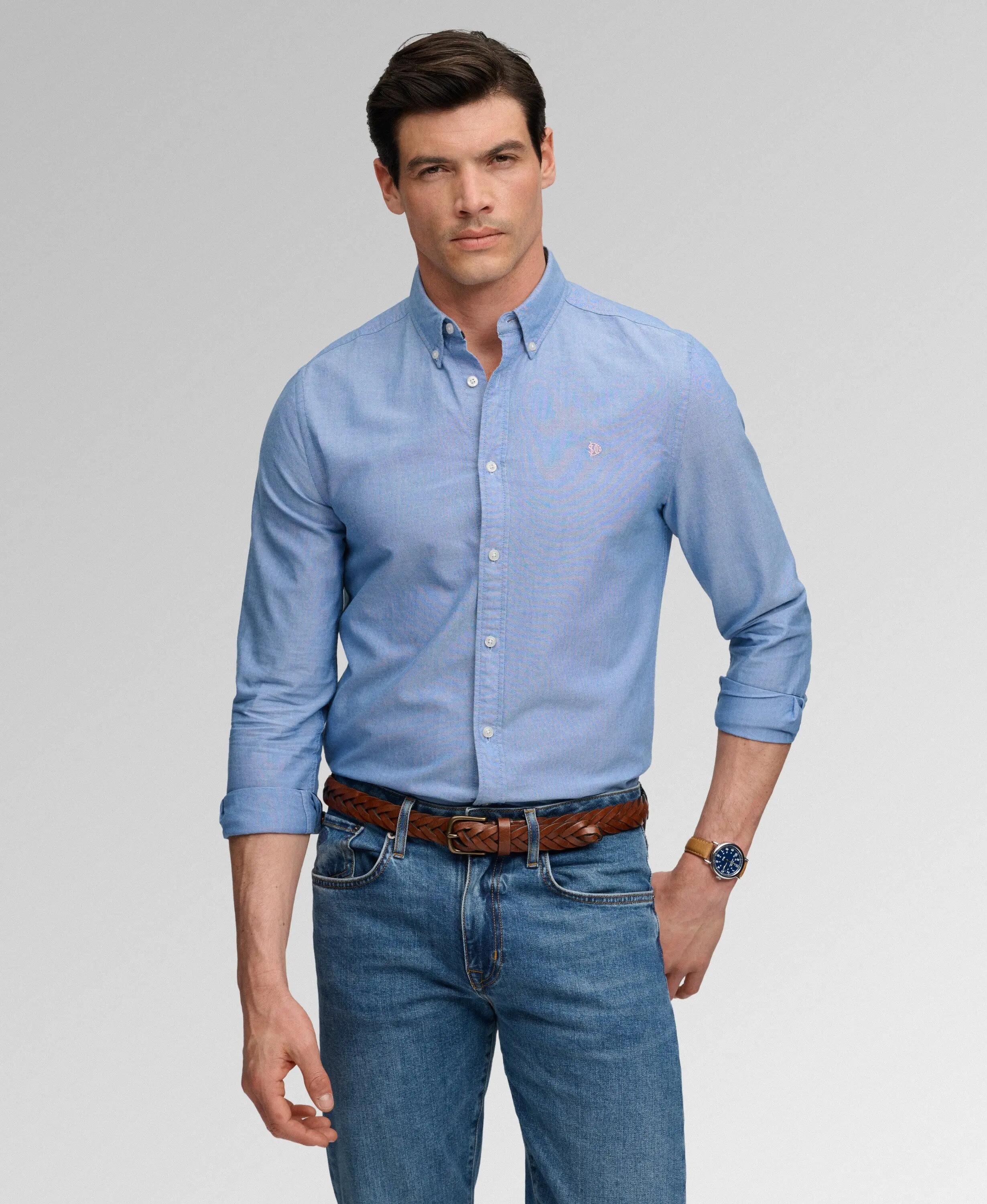 superdry Camisa Classic Oxford manga comprida em algodão biológico 2/5