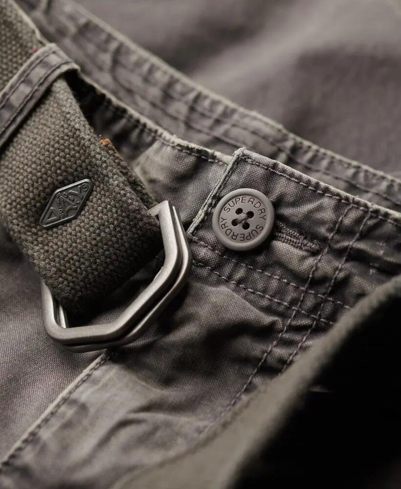superdry Heavy Cargo Shorts in 100% cotton – vestibilità relaxed, grigio slavato 4/6