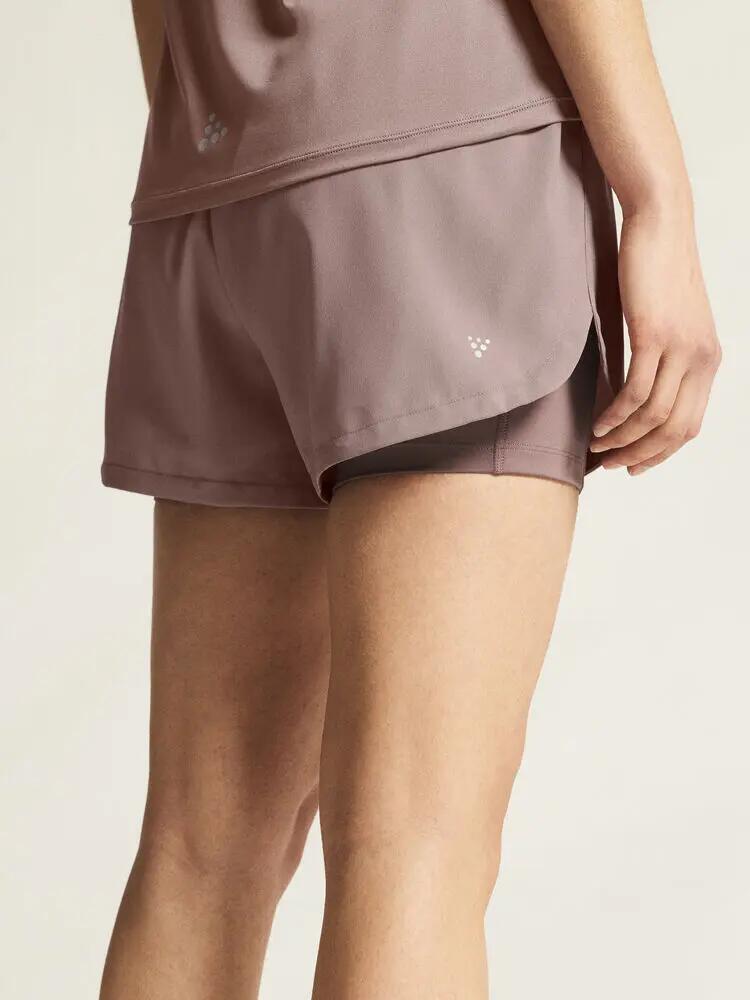 craft ADV Essence 2-In-1 Shorts 2 W – Short d'entraînement 2-en-1 6/7