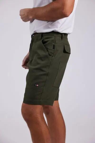 sebago Deck Shorts vert – coupe ample, tissu résistant 2/4