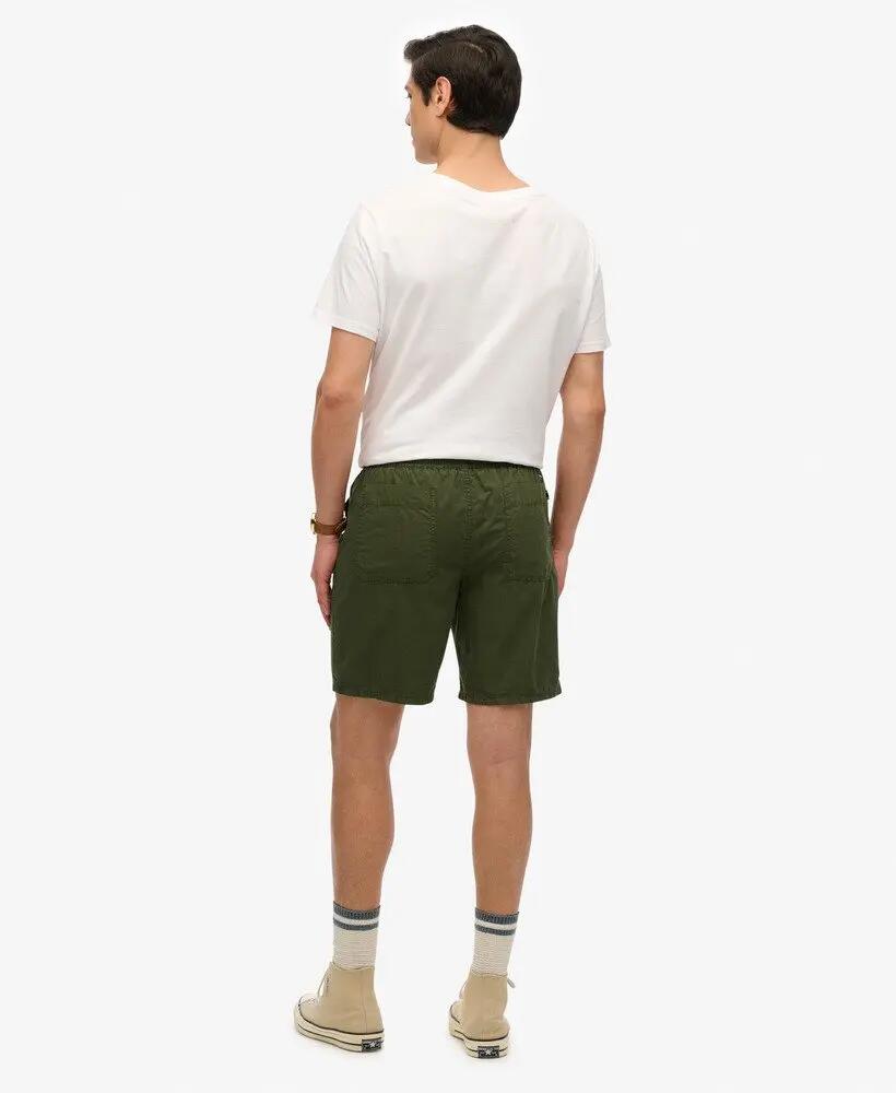 superdry Essentials Walk Short – 100% Baumwolle, olive Green 5/7