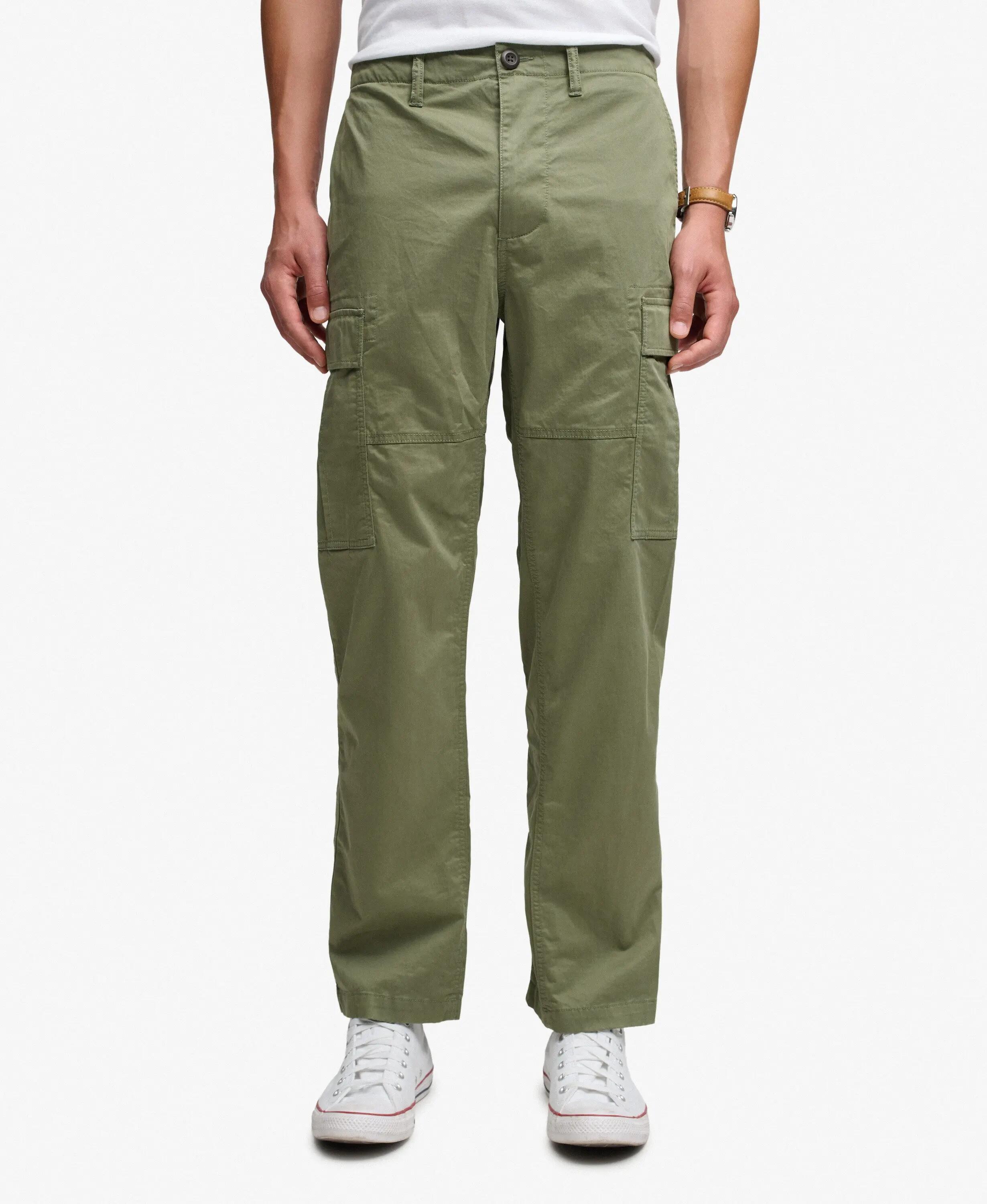 superdry Calças Cargo Regular Tapered em algodão com elastano 3/6