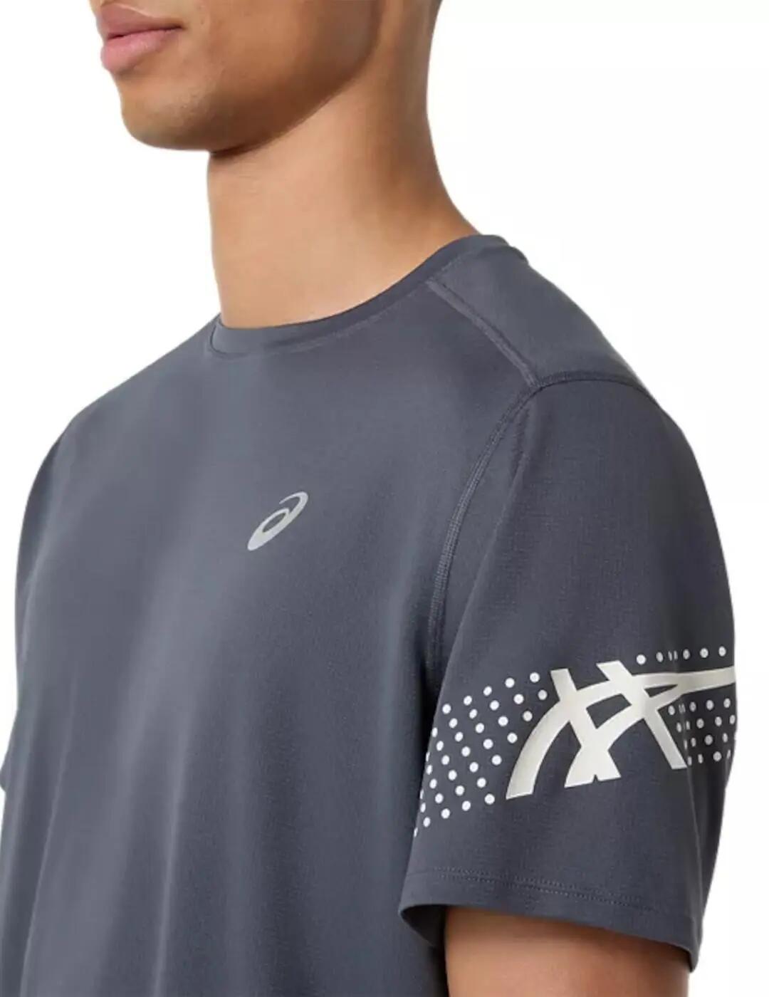 T-shirt pour homme Asics Icon Gris. 5/5