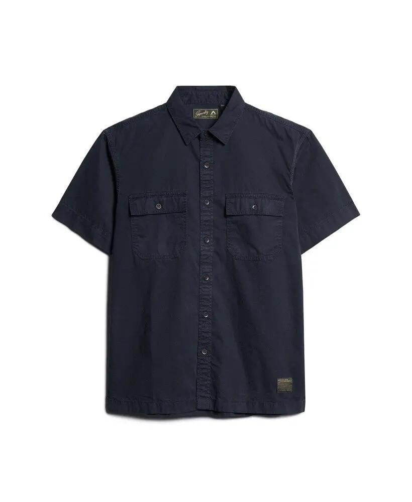 superdry Chemise militaire manches courtes en coton bio — Coupe décontractée 7/7