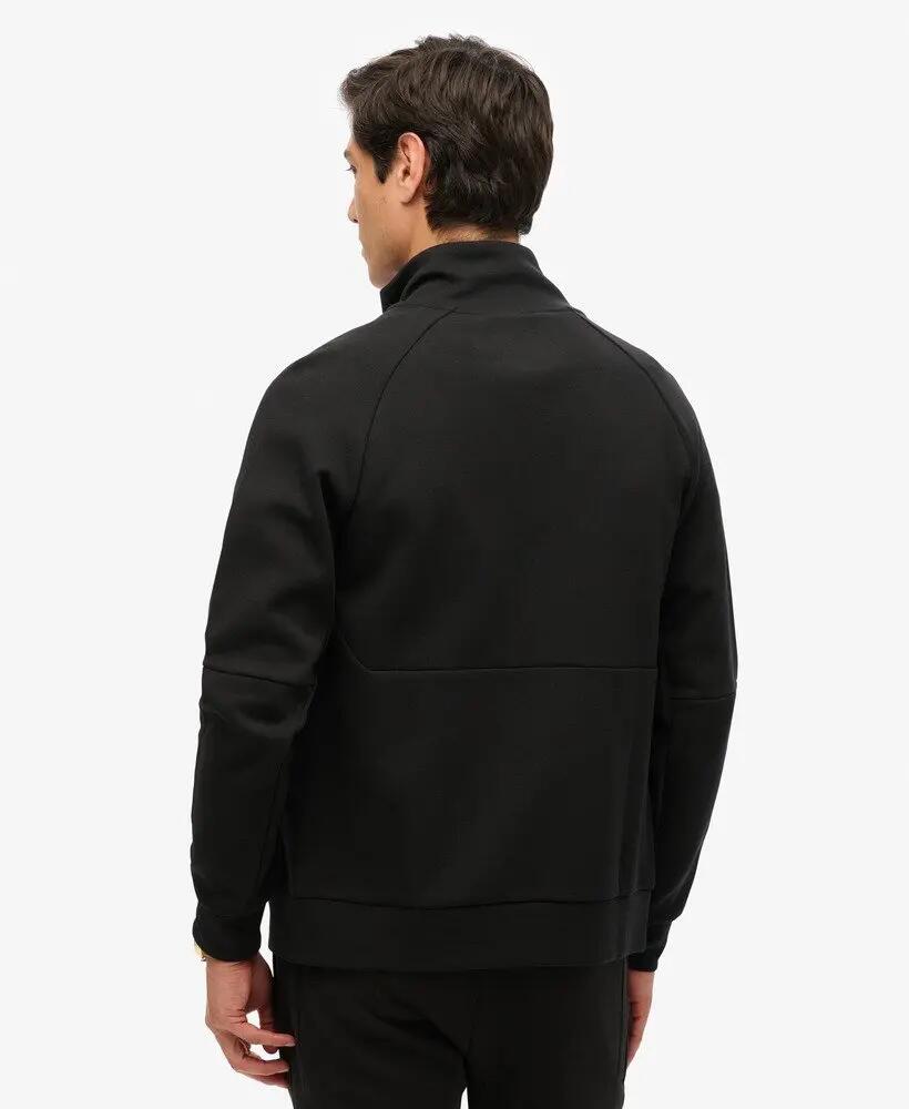 superdry Tech Loose Tracktop nero in cotone e poliestere 5/6