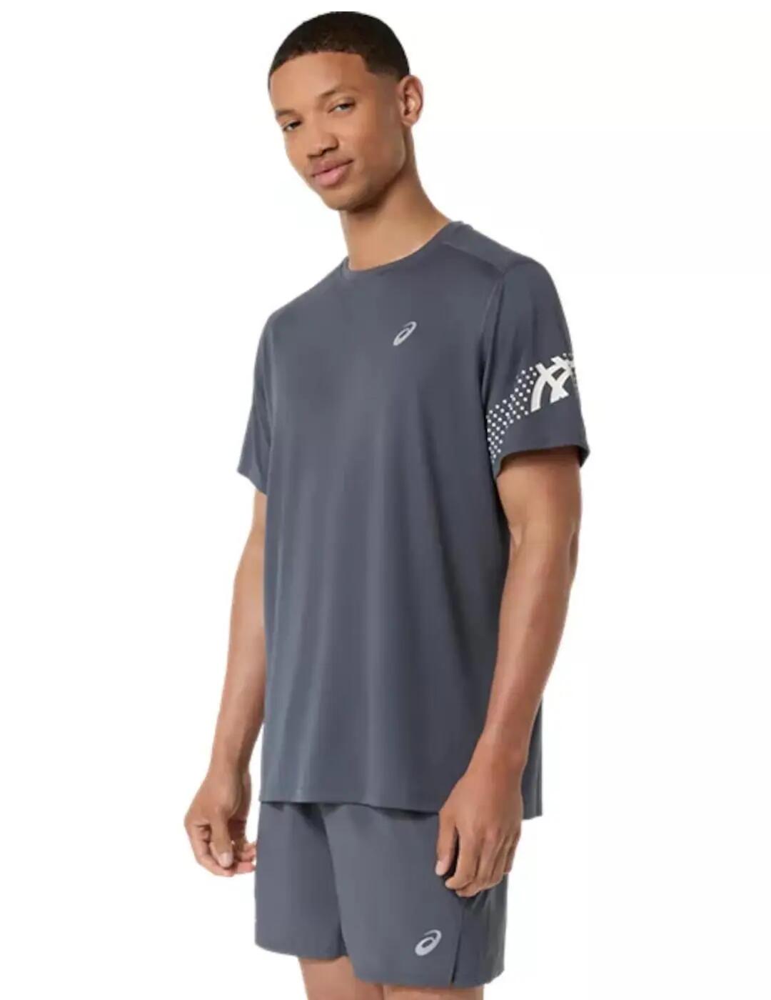 T-shirt pour homme Asics Icon Gris. 2/5