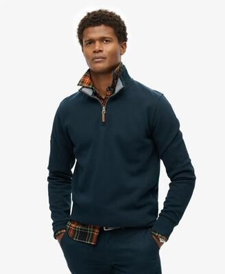 Superdry core pique half zip sweatshirt van katoenmix