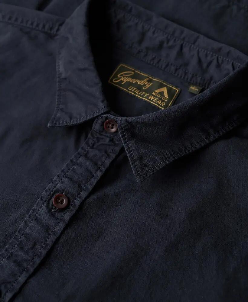 superdry Chemise militaire manches courtes en coton bio — Coupe décontractée 5/7