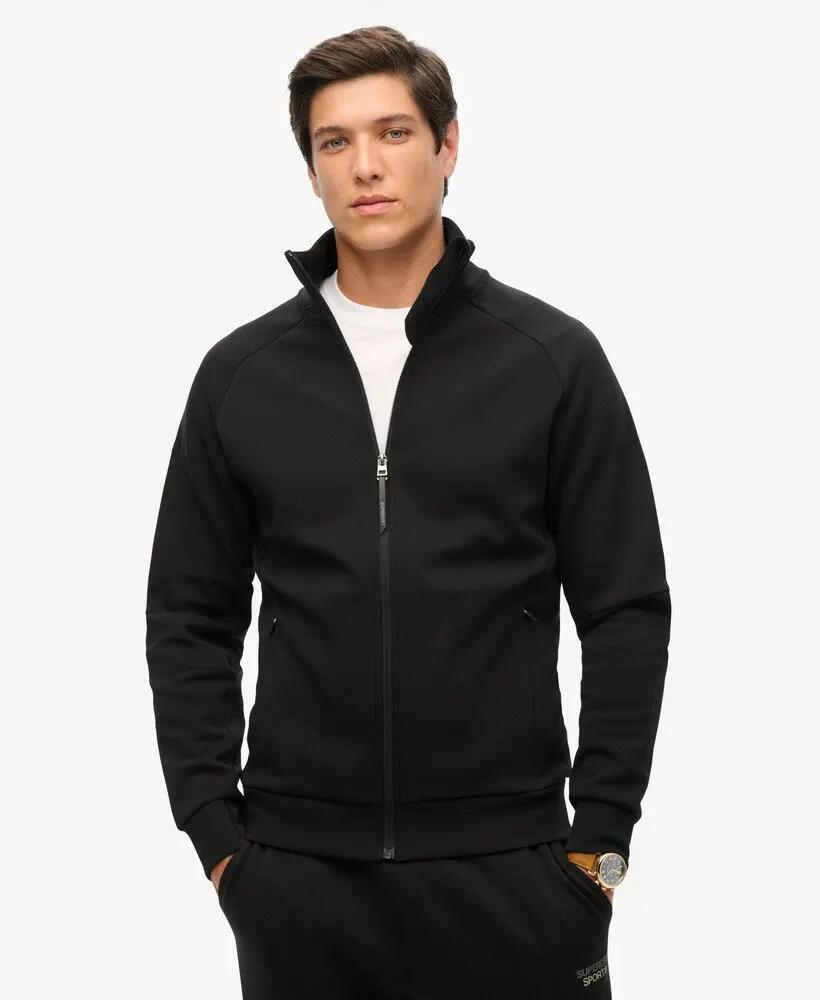 superdry Tech Loose Tracktop nero in cotone e poliestere 4/6