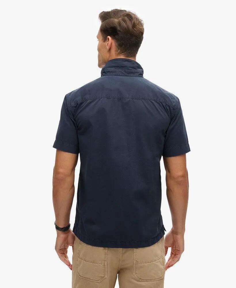 superdry Chemise militaire manches courtes en coton bio — Coupe décontractée 4/7