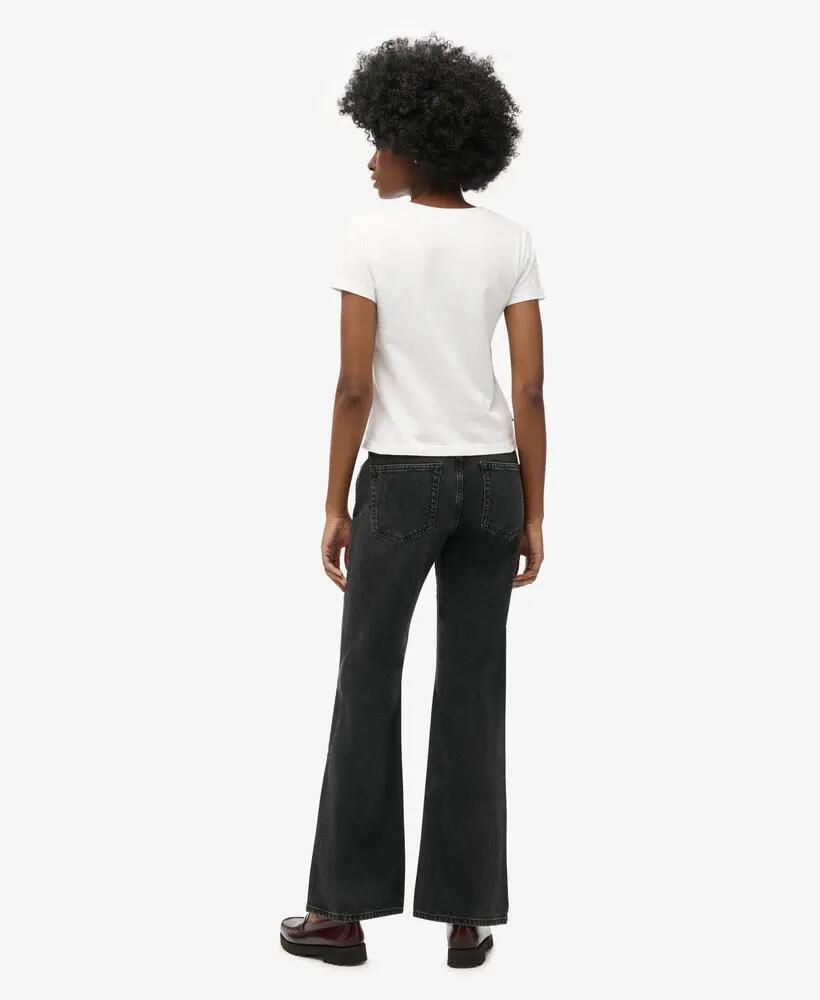 superdry Jeans Slim Flare taille mi-haute en coton biologique 3/6