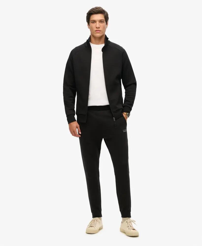 superdry Tech Loose Tracktop nero in cotone e poliestere 2/6