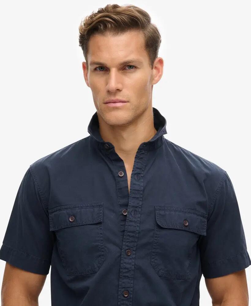 superdry Chemise militaire manches courtes en coton bio — Coupe décontractée 3/7