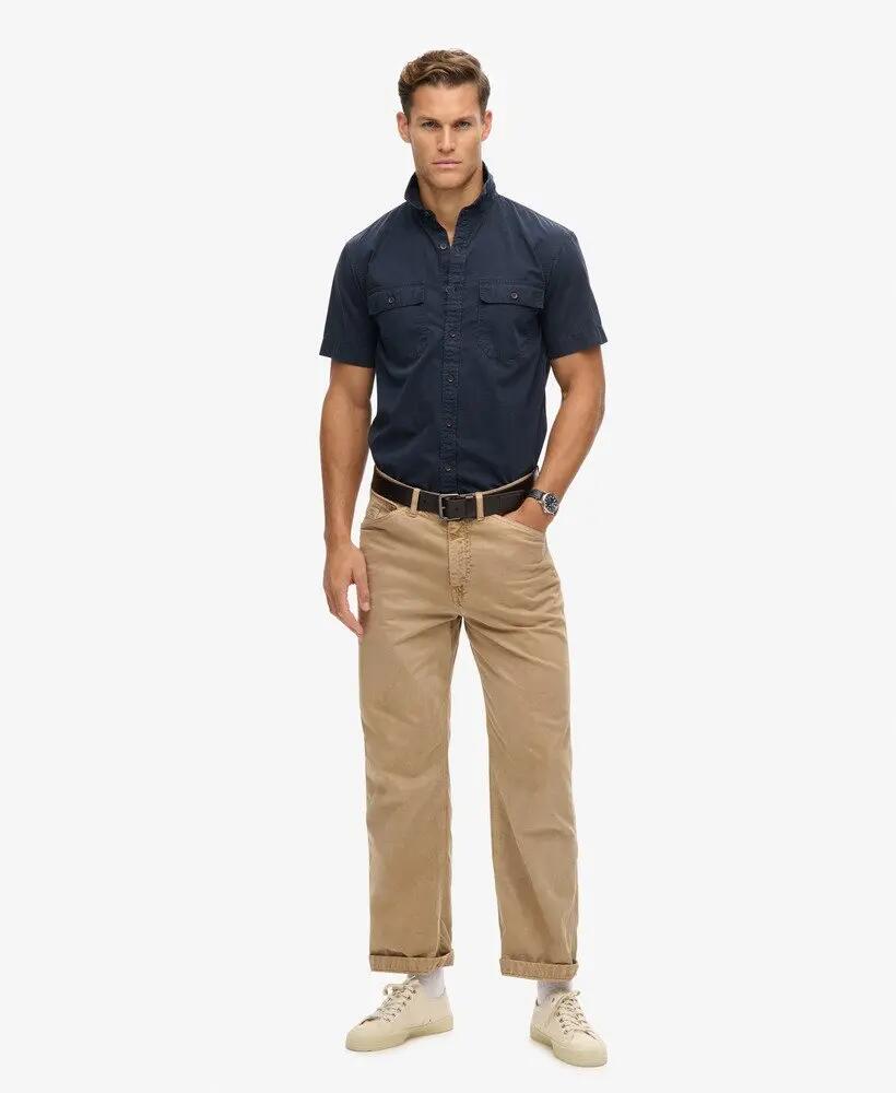 superdry Chemise militaire manches courtes en coton bio — Coupe décontractée 2/7