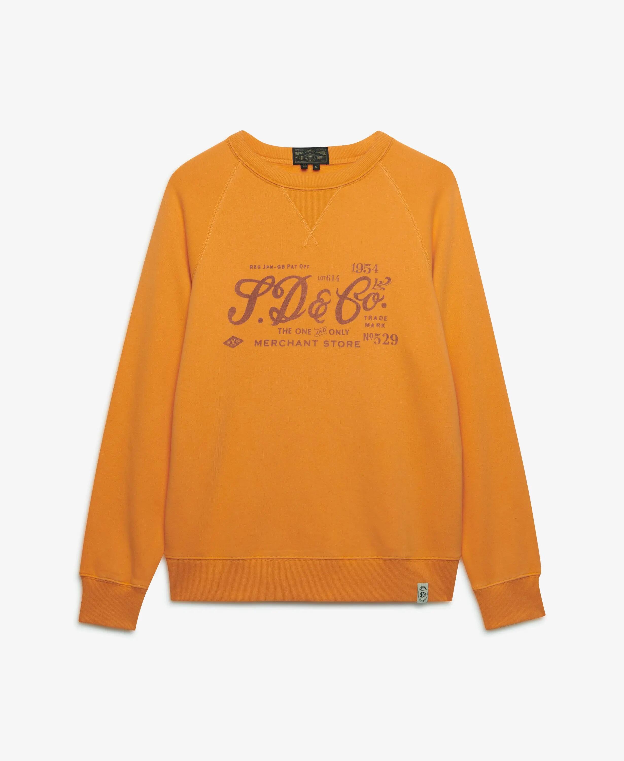 superdry Sweater The Merchant Store – vintage print, losse pasvorm 7/7