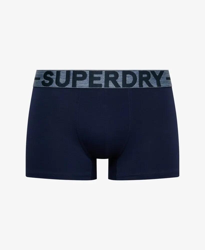 superdry Trunk Triple Pack in cotone biologico – 3 pezzi, vestibilità sagomata 2/3