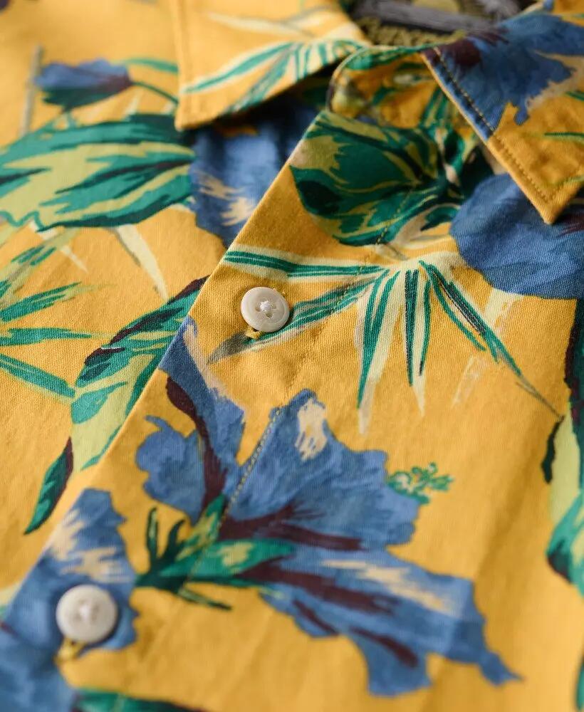 superdry Camicia Hawaiian Stampata Gialla 7/7