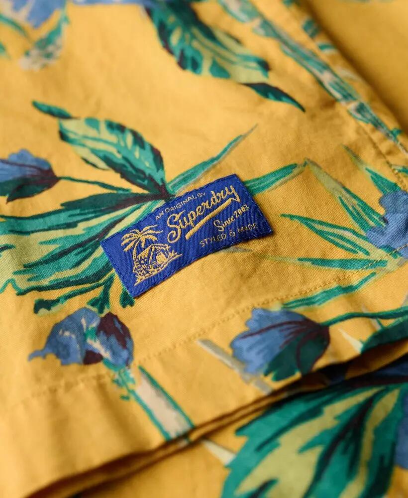 superdry Camicia Hawaiian Stampata Gialla 6/7