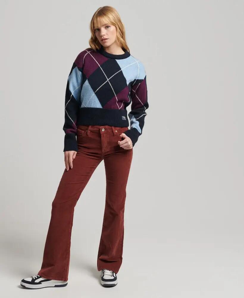 superdry Jeans flare en velours côtelé taille mi-haute slim 2/6