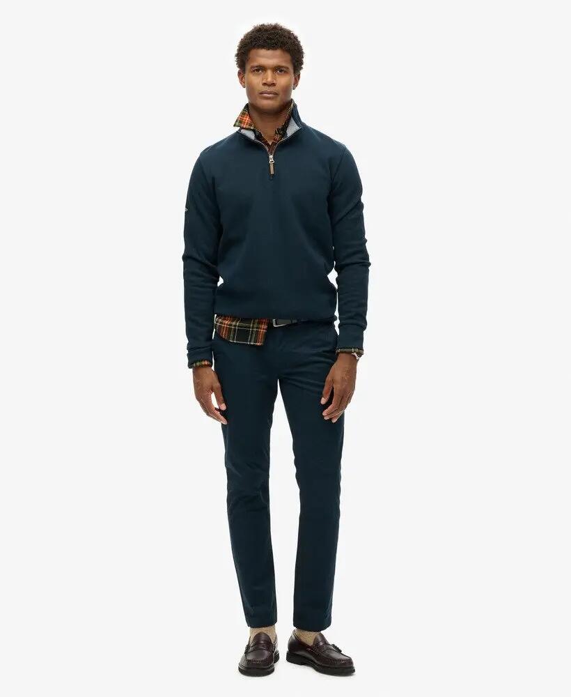 superdry Core Pique Half Zip Sweatshirt in cotone misto 2/6