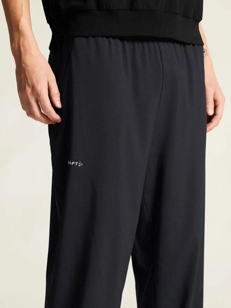 craft Hypervent Pants M – calças de corrida respiráveis pretas 7/7