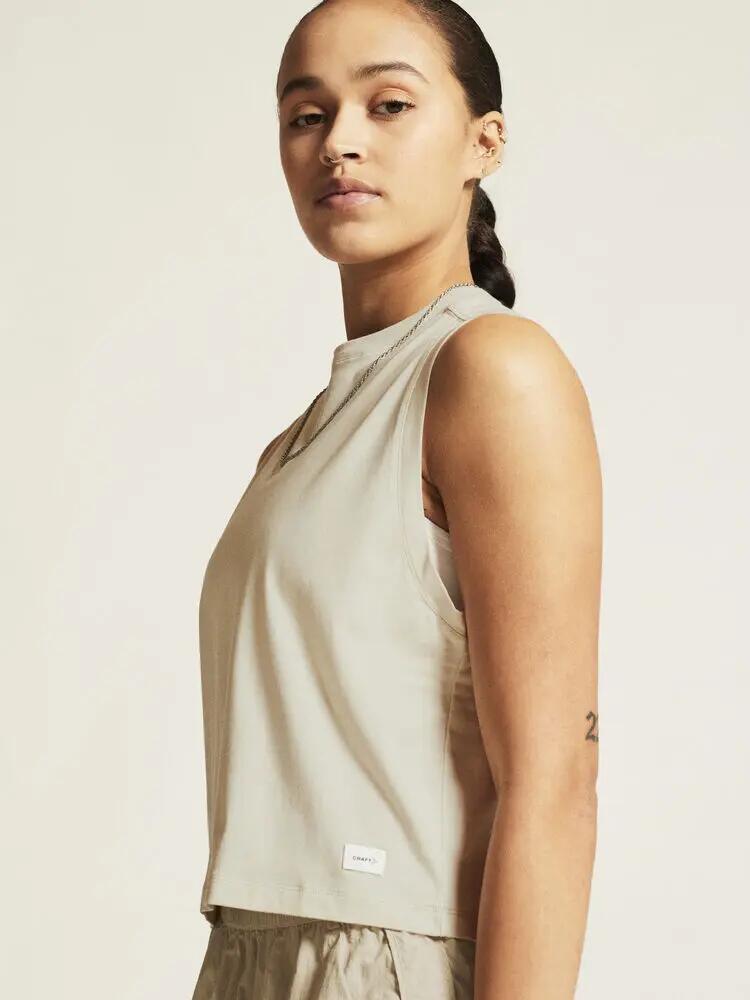 craft Collective Relaxed SL Tee W – mouwloos T‑shirt van katoenstretch 2/7