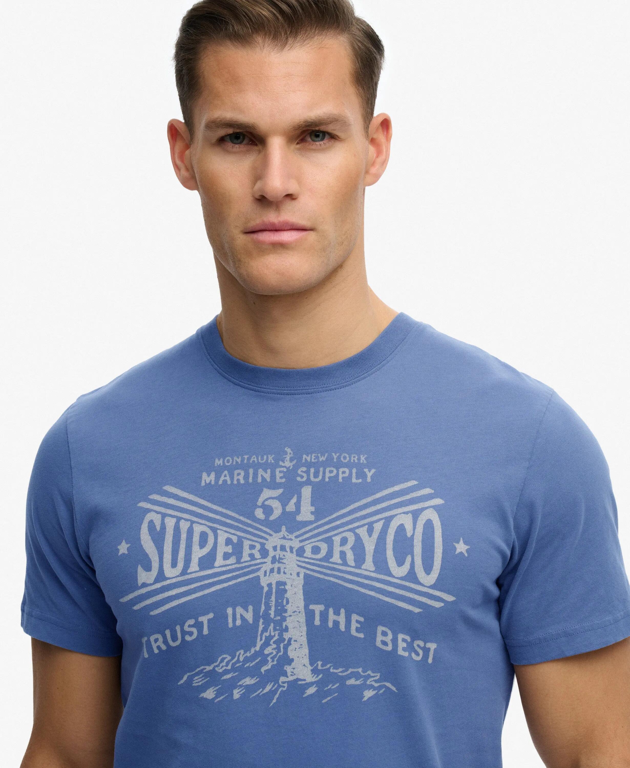 superdry T‑shirt Lo‑fi Dockside em algodão biológico — relaxed fit 4/7