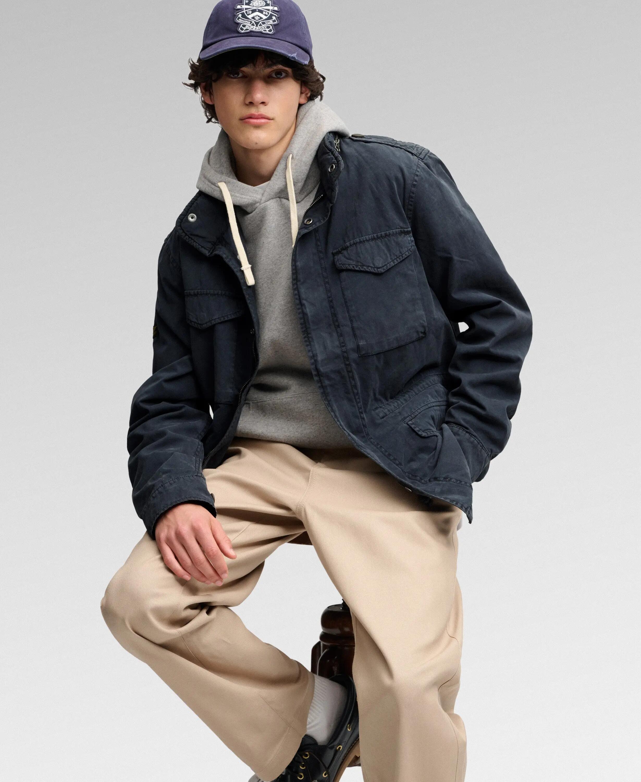superdry Cotton M65 Jacke – 100% Baumwolle, Relaxed Fit 1/7