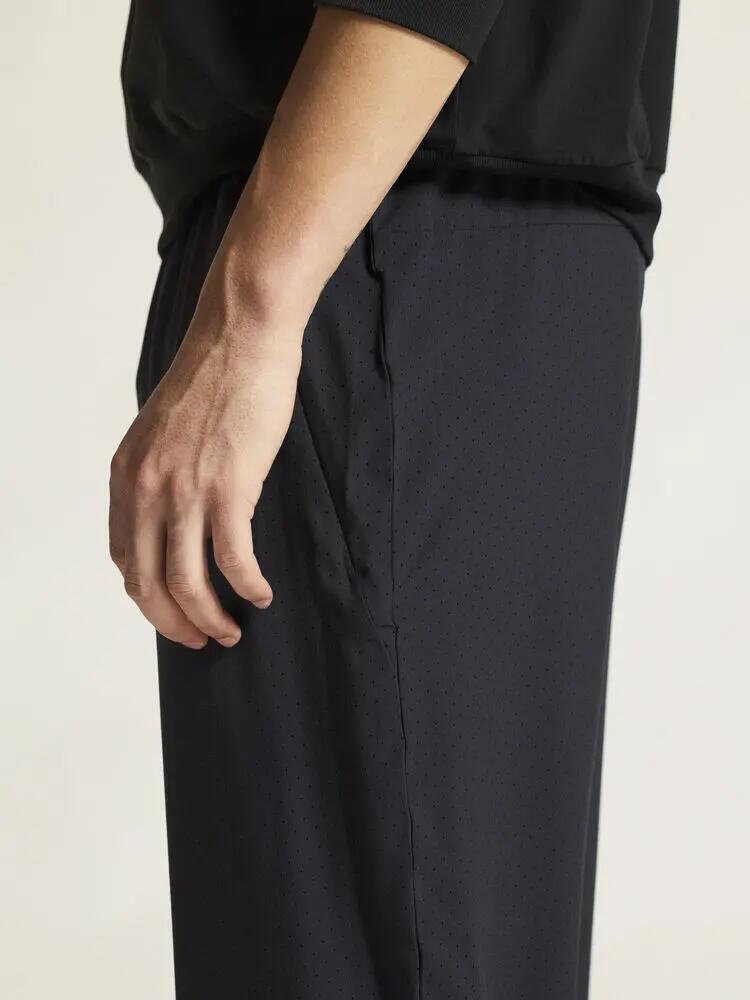 craft Hypervent Pants M – calças de corrida respiráveis pretas 3/7