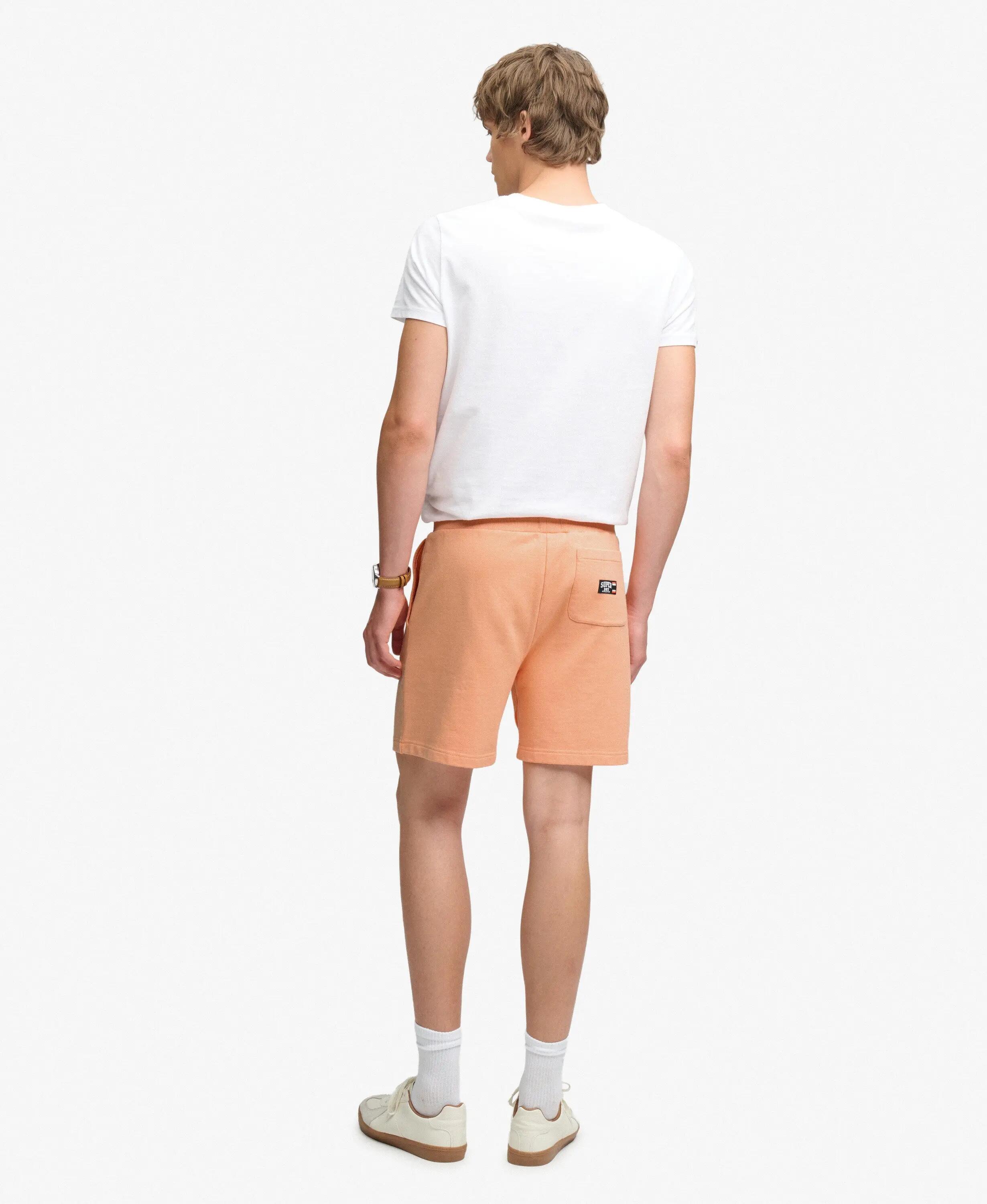 superdry Essential Logo Classic Szorty z bawełną i poliestrem recycl. – CORAL 5/5