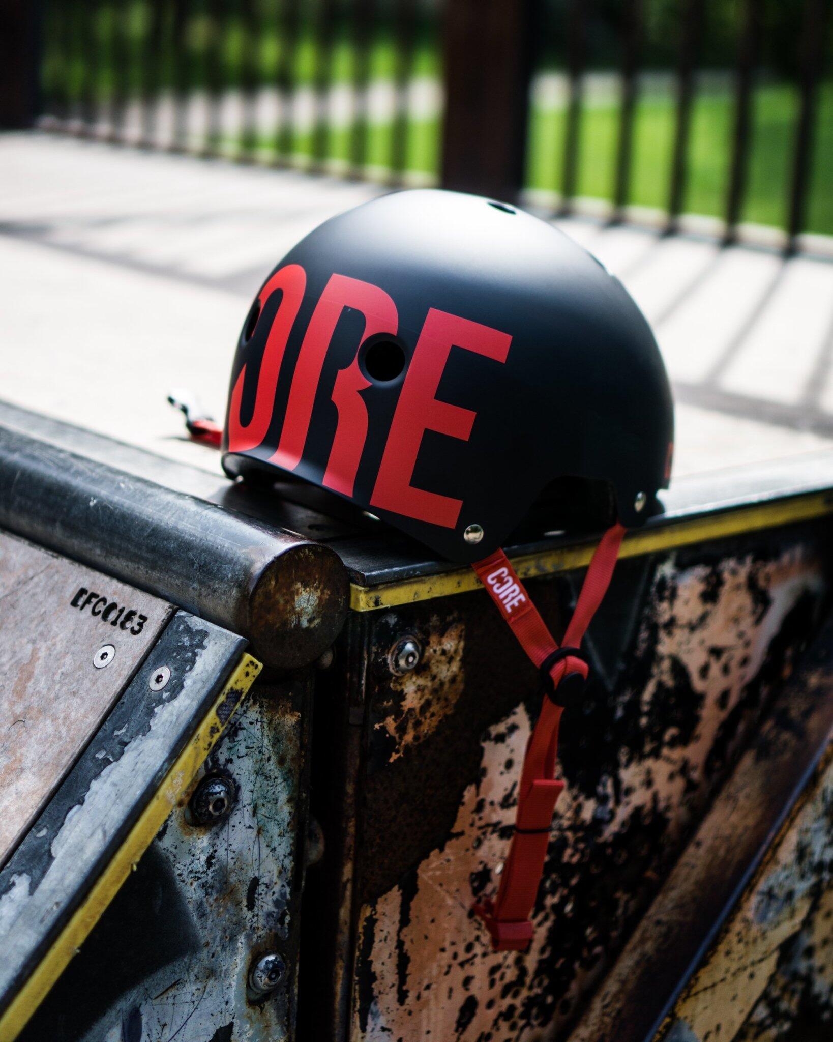 CORE Street Helmet Red/Black 5/5
