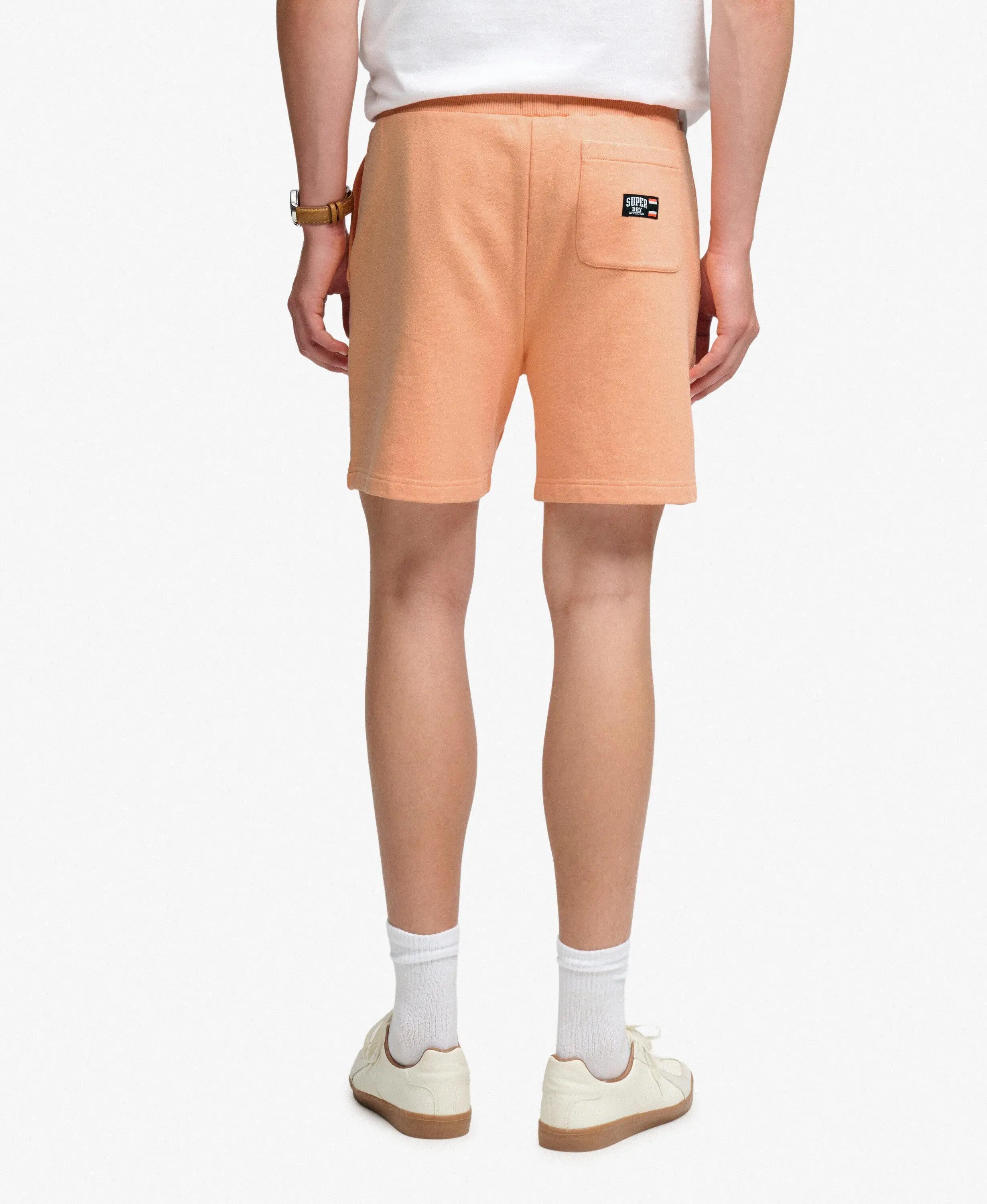 superdry Essential Logo Classic Szorty z bawełną i poliestrem recycl. – CORAL 3/5