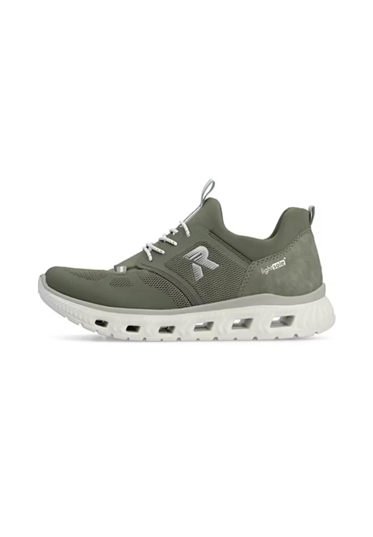 Rieker Damen Slipper Sneaker vegan MemoSoft Gummizug M6078-54 Green 4/5