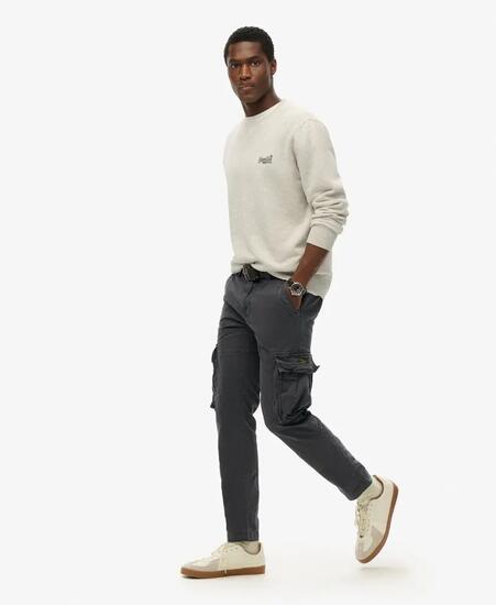 superdry Core Cargo Pants — robuste Cargohose in Schwarz