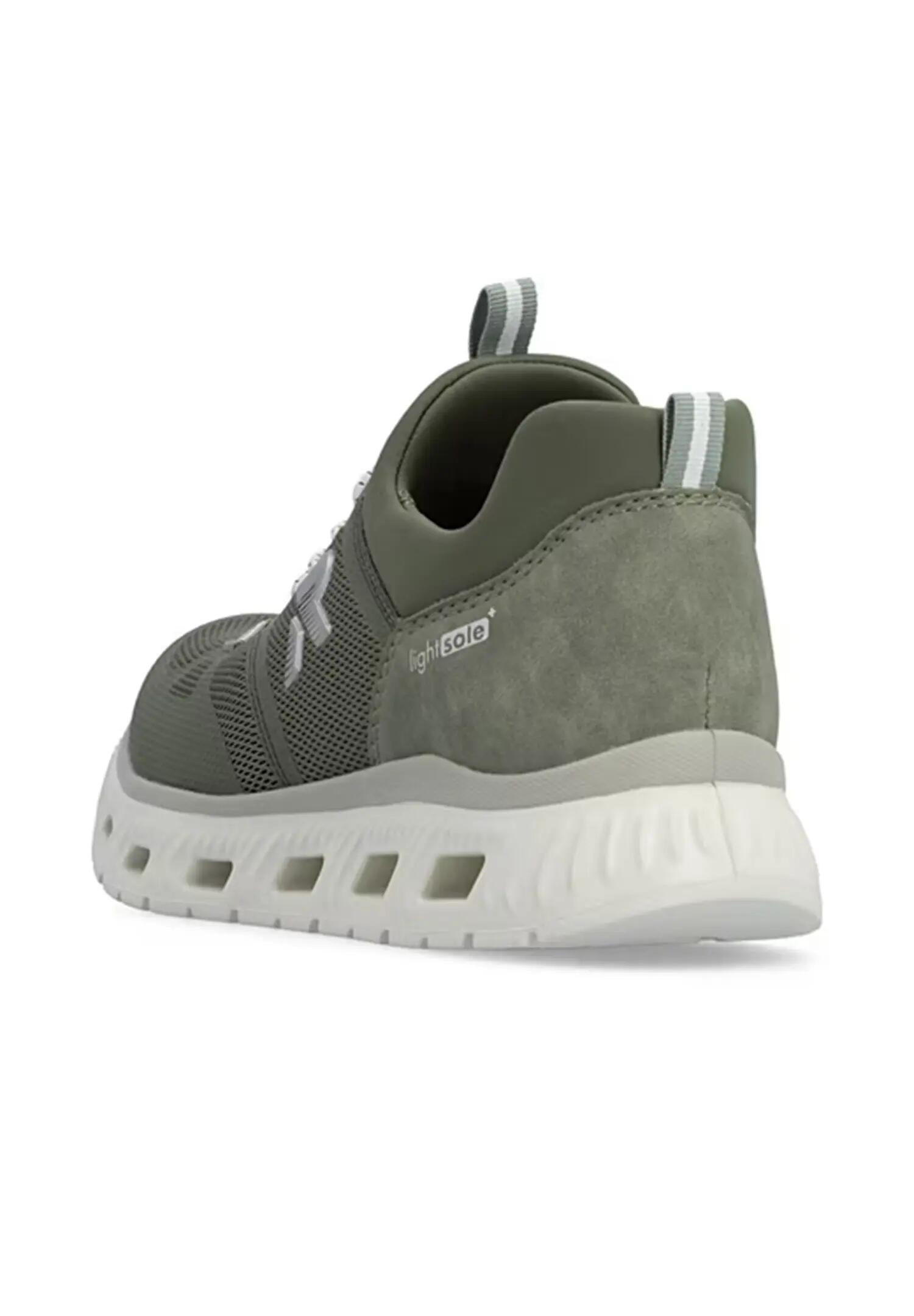 Rieker Damen Slipper Sneaker vegan MemoSoft Gummizug M6078-54 Green 2/5