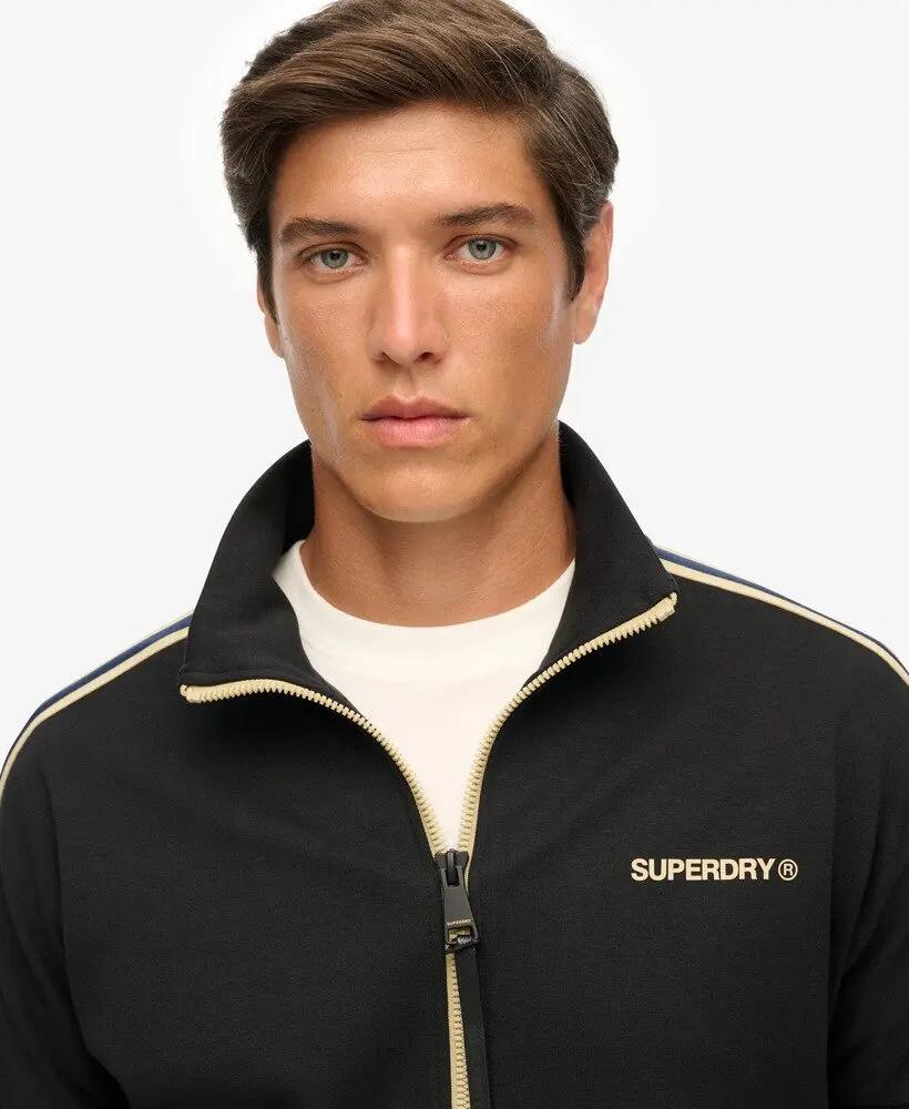 superdry Tech Cult Loose Track Top - Veste sweat ample, col zippé 4/5