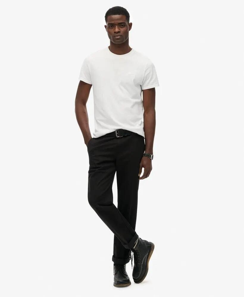 superdry Premium Regular Chinos — prosty krój, bawełna z elastanem 2/6