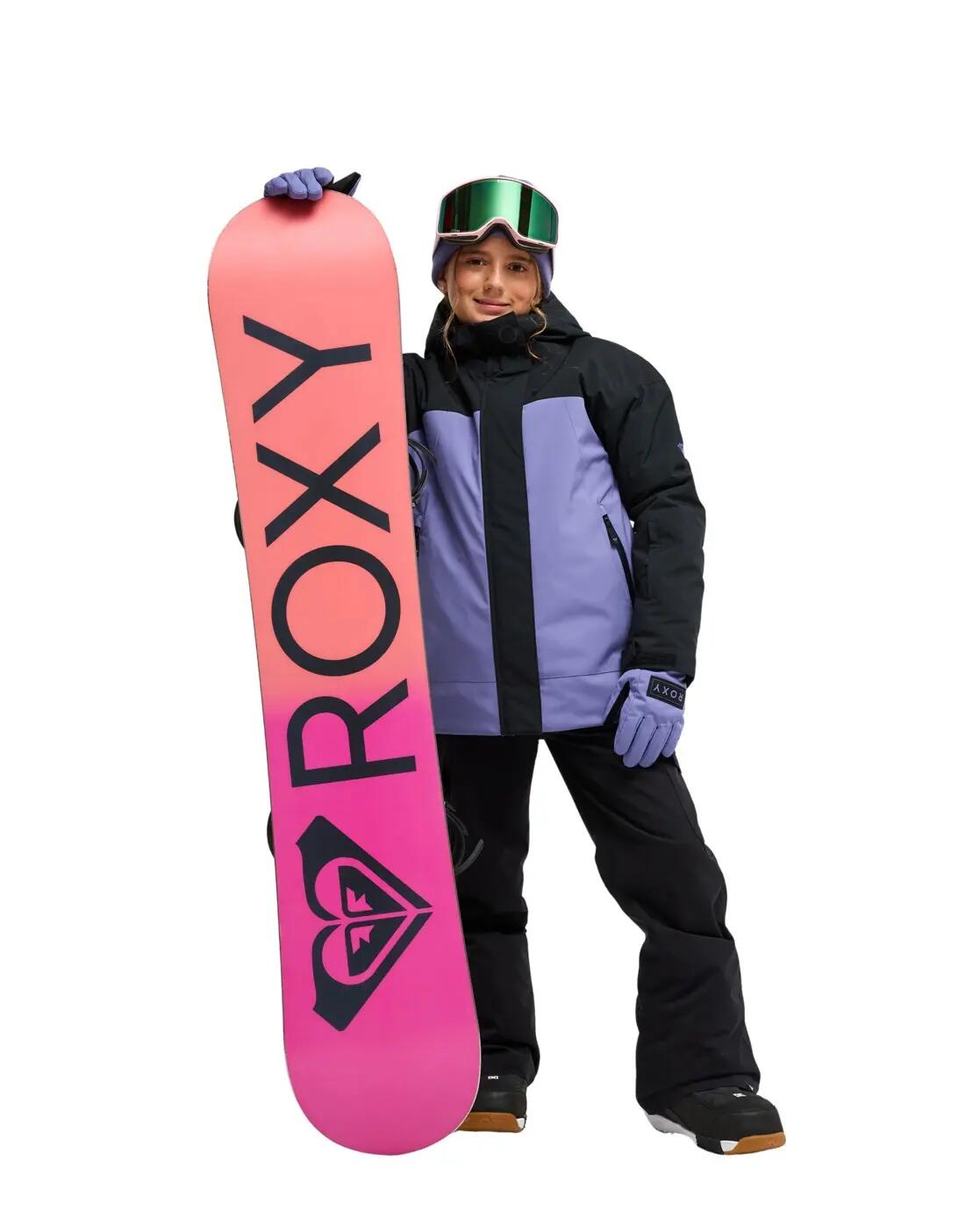 Funktionelle Schneejacke ICE BOUNDED 10K Schwarz Meisjes 8-16 3/4