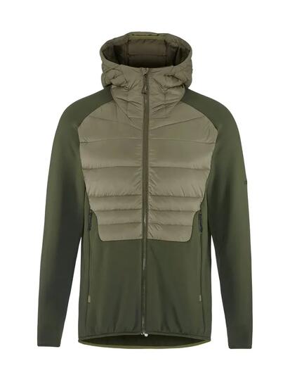 craft ADV Explore Lt. Down Hybrid Jacket M — Dons boven, geborsteld fleece onder