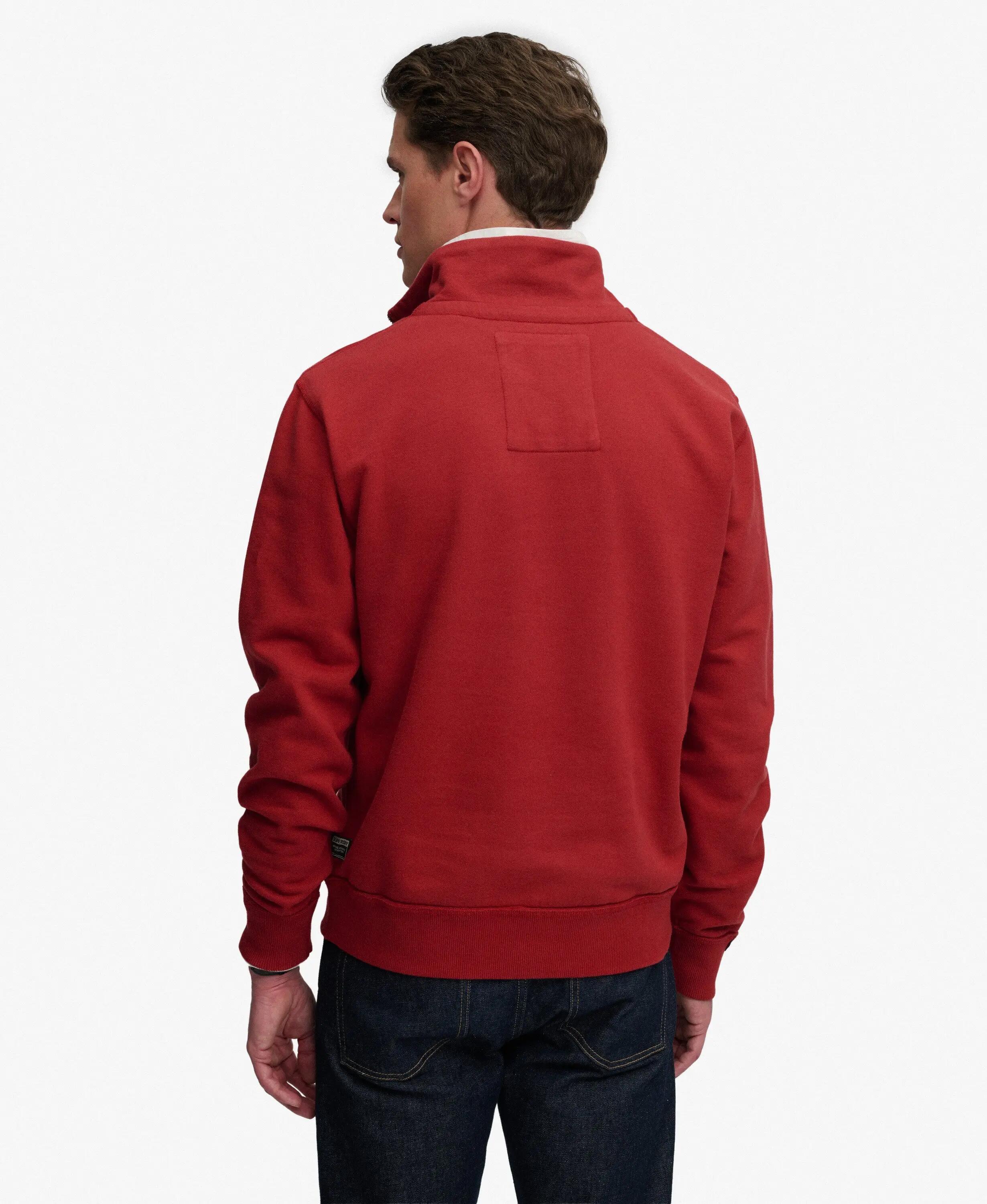 superdry Vintage Athletic Half Zip – Felpa Loose Fit, 100% cotone 4/6