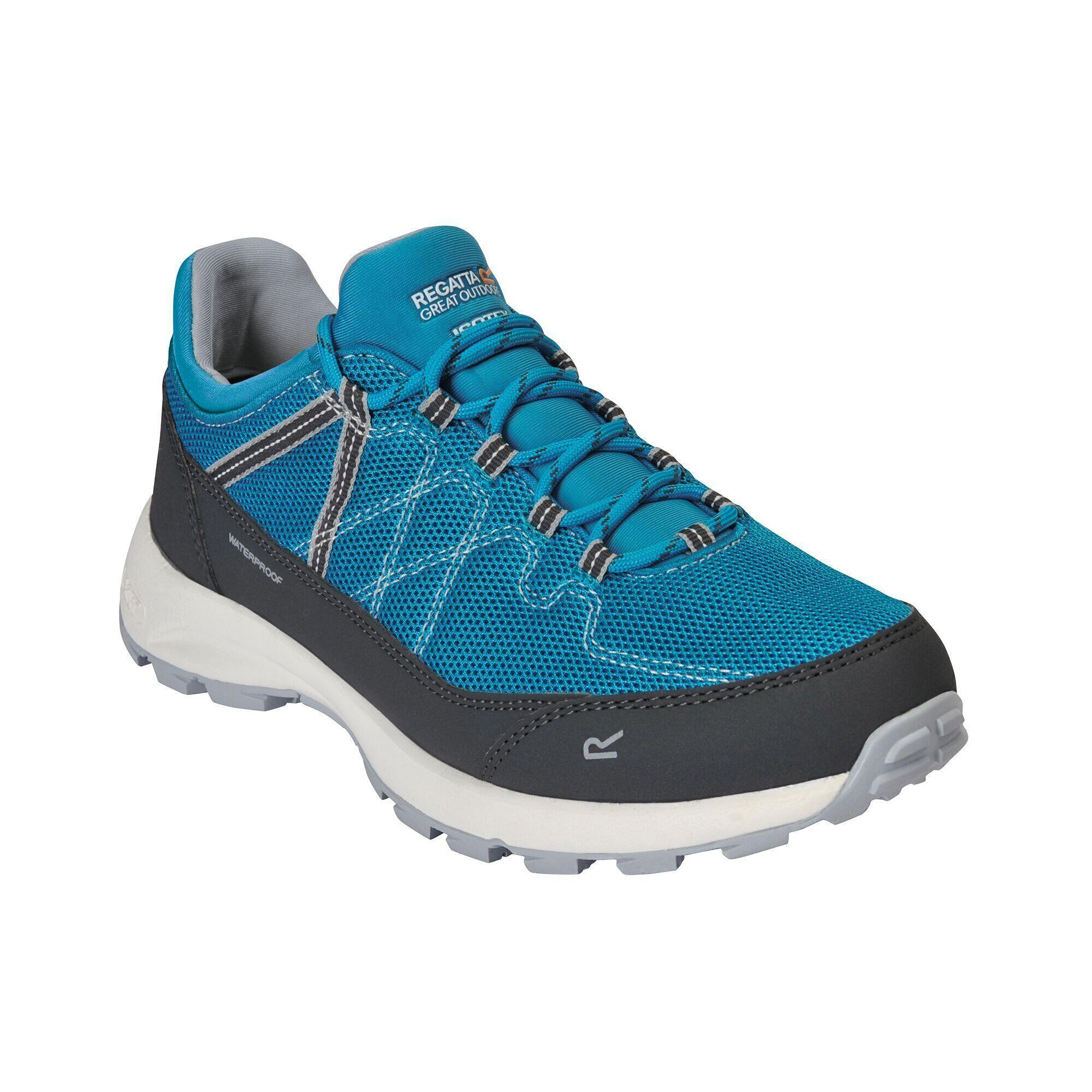 Womens/Ladies Samaris Lite Walking Shoes (Niagra Blue/Light Steel) 2/5