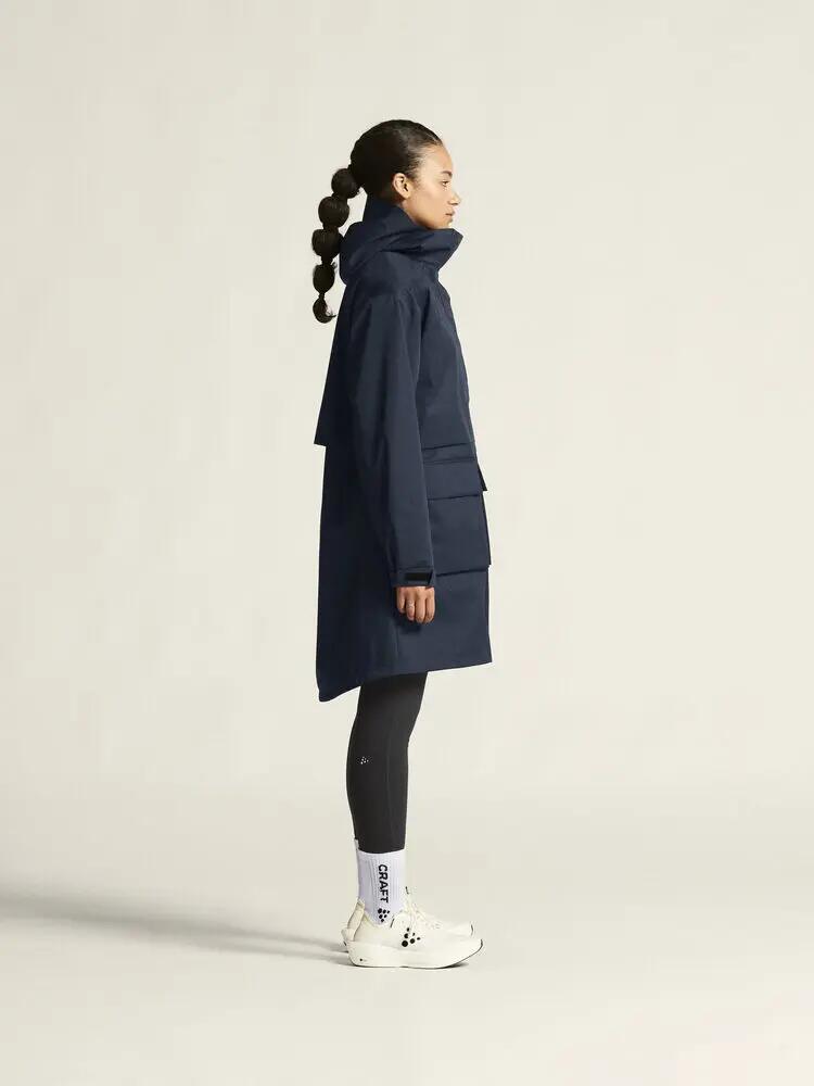 craft Urban Parka W impermeável em poliéster reciclado 5/7