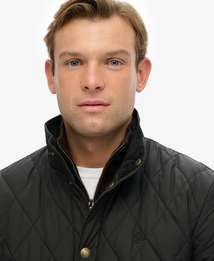 superdry Wattierte Quilted Estate Country Jacke – Entspannte Passform, 4/7