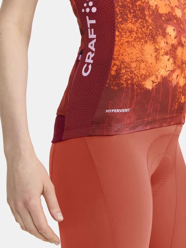 craft ADV Endur Graphic Jersey W – jersey bici tecnico in poliestere riciclato 5/5