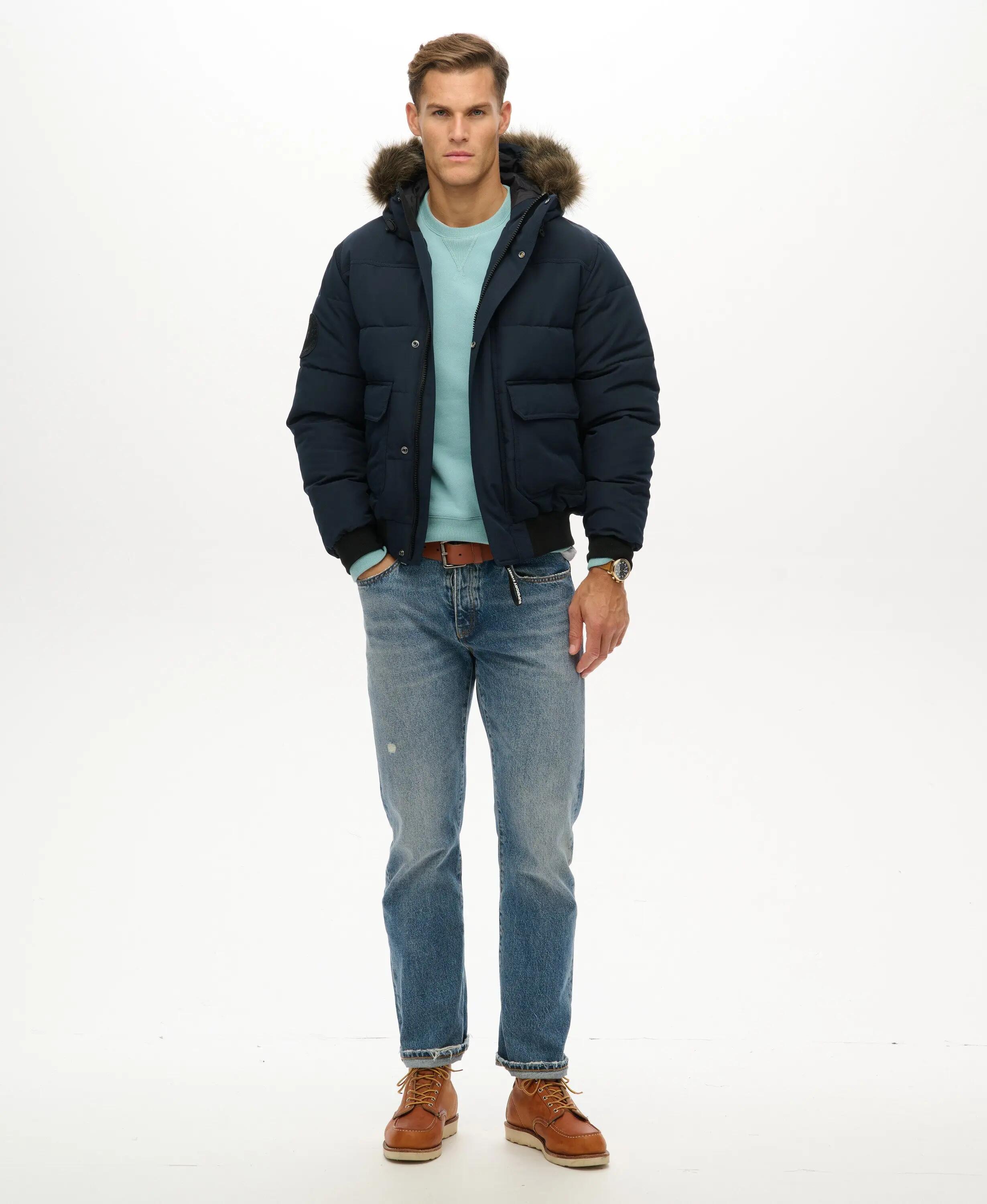 superdry Casaco Everest Puffer Bomber com Capuz – Corte Relaxed 3/6