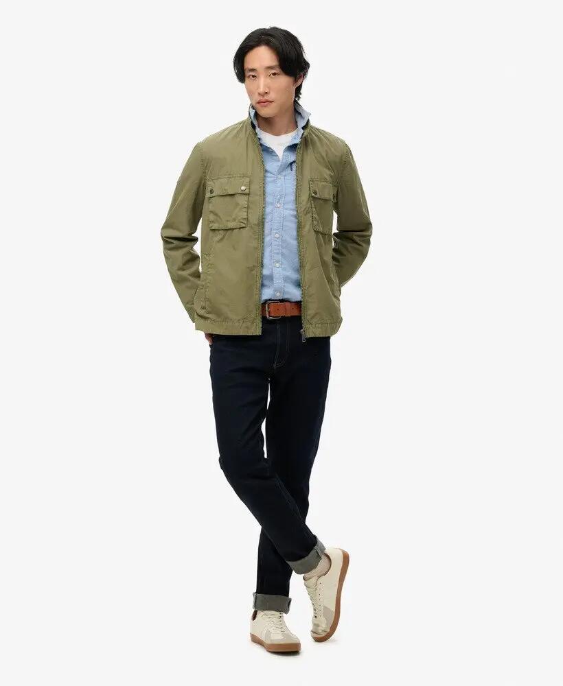 superdry Casaco Essentials com fecho de correr em algodão 2/7
