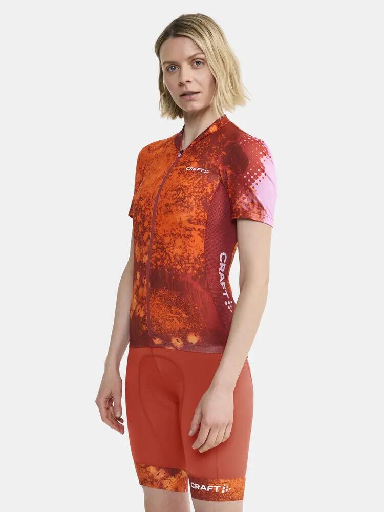 craft ADV Endur Graphic Jersey W – jersey bici tecnico in poliestere riciclato 4/5